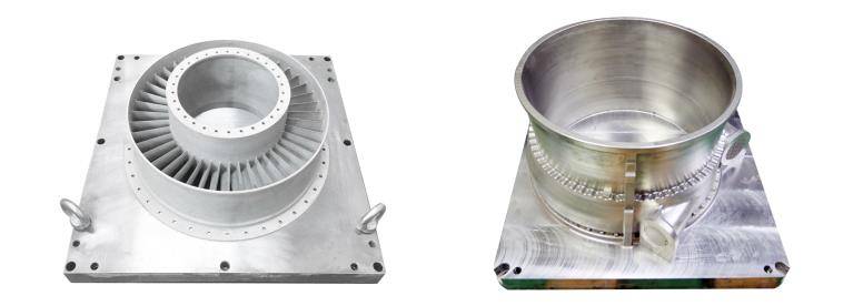 Parts printed by EP-M650 for aerospace application